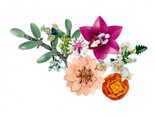 Lego Botanical piękny bukiet różowych kwiatów