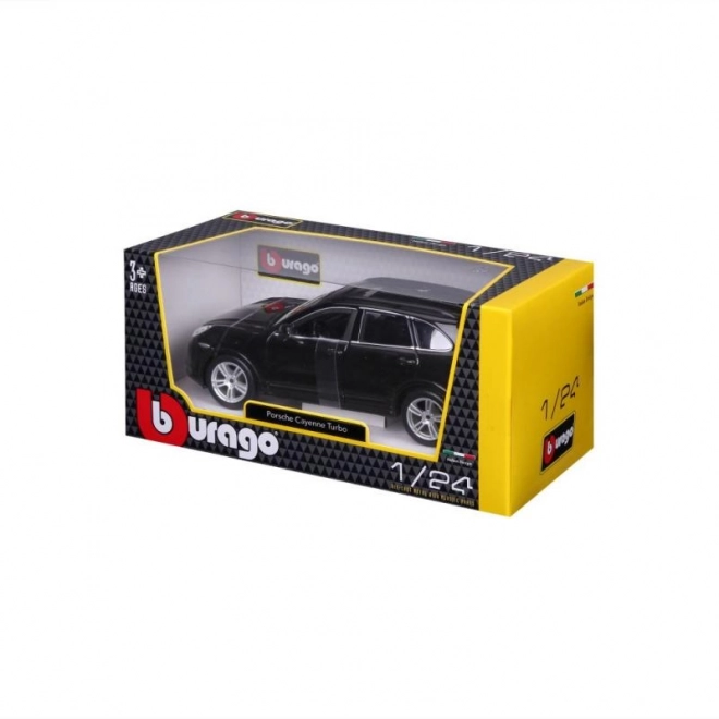 Metalowy model Porsche Cayenne Turbo czarny 1/24