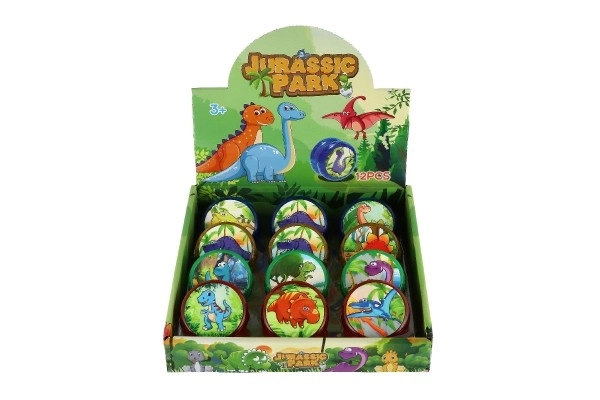 Jojo dinozaury świecące plastik 6cm na baterie mix rodzajów 12 sztuk w pudełku