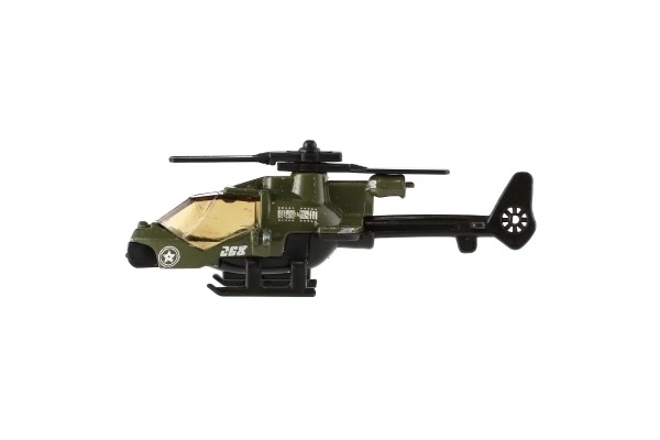 Metalowy i plastikowy helikopter dla dzieci 10 cm