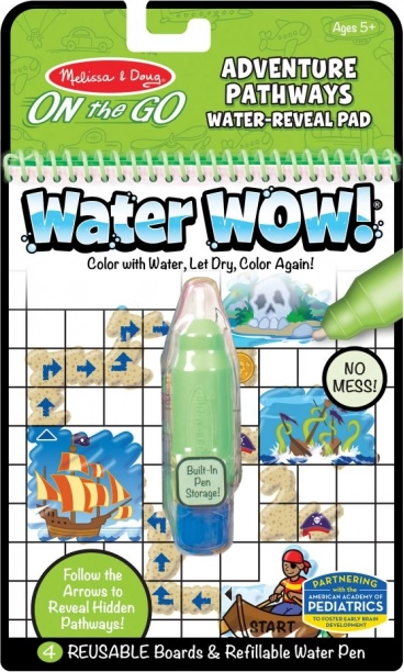 Wodne kolorowanki WaterWow – znajdź drogę, przygoda