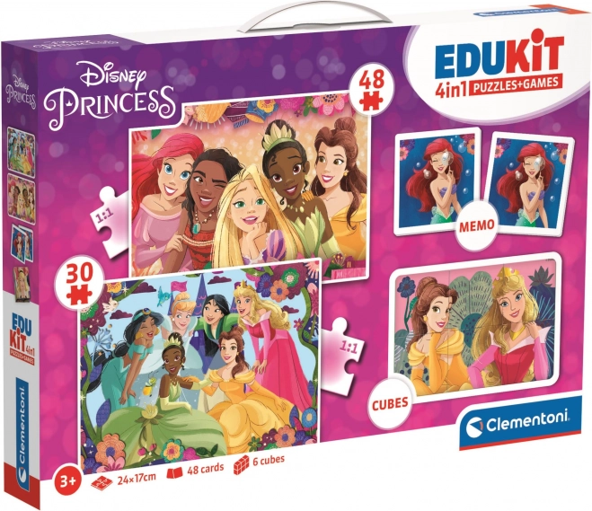 Zestaw gier Disney Księżniczki 4 w 1