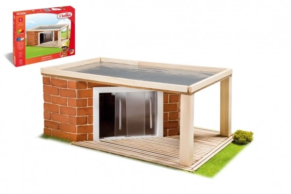 Zestaw konstrukcyjny Teifoc Dom Ogrodowy 135 el. w pudełku 35x29x5cm