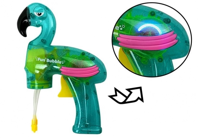 Pistolet do baniek flaming modry