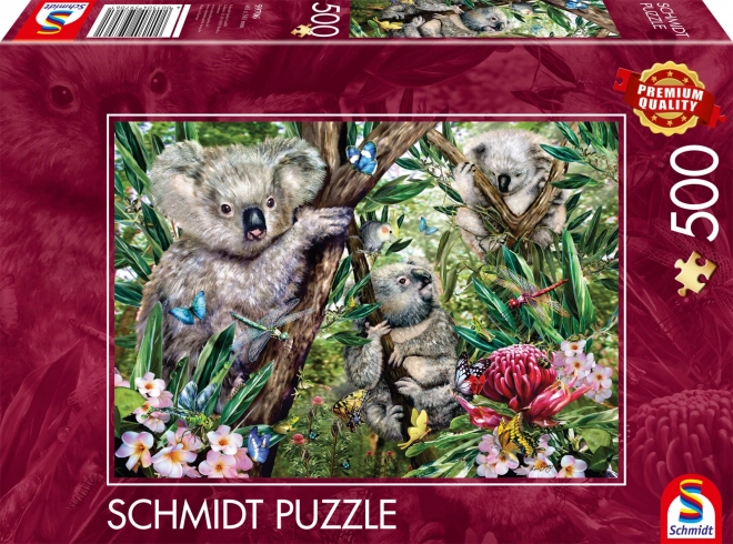 Puzzle Rodzina Koali 500 elementów