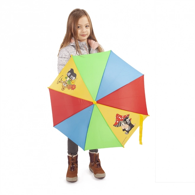 Kolorowy parasol Krecik