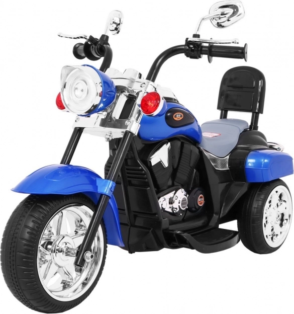 Dziecięcy elektryczny trójkołowiec Chopper NightBike – Niebieski