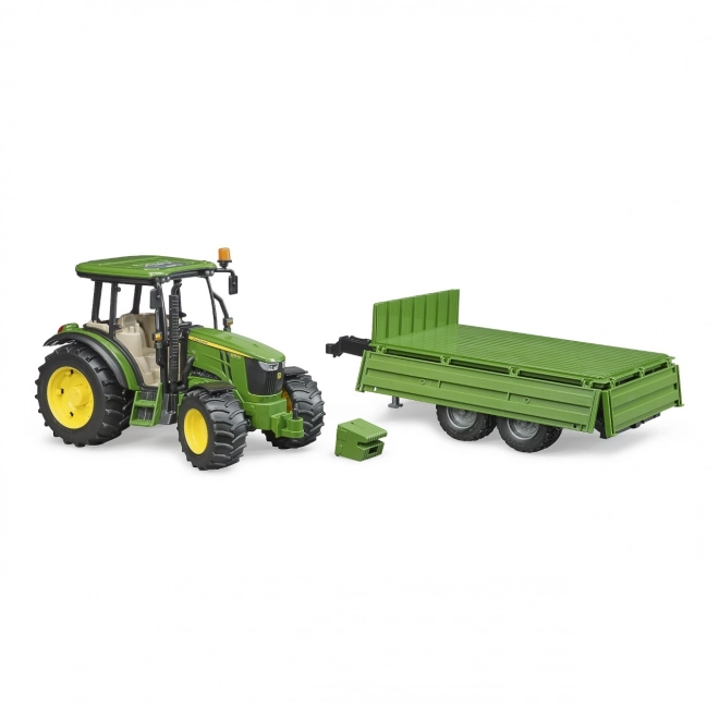 Bruder Traktor John Deere z przyczepą