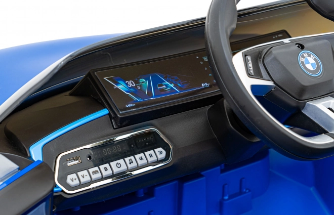 Samochód dziecięcy na baterię BMW i4 – Niebieskie