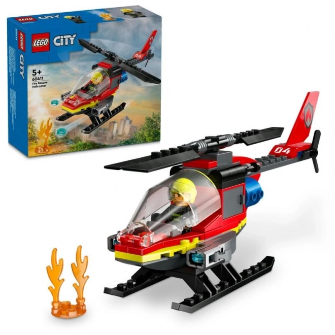LEGO® City 60411 Helikopter ratunkowy straży pożarnej