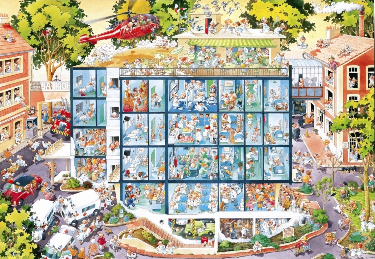Puzzle Pogotowie 2000 elementów HEYE