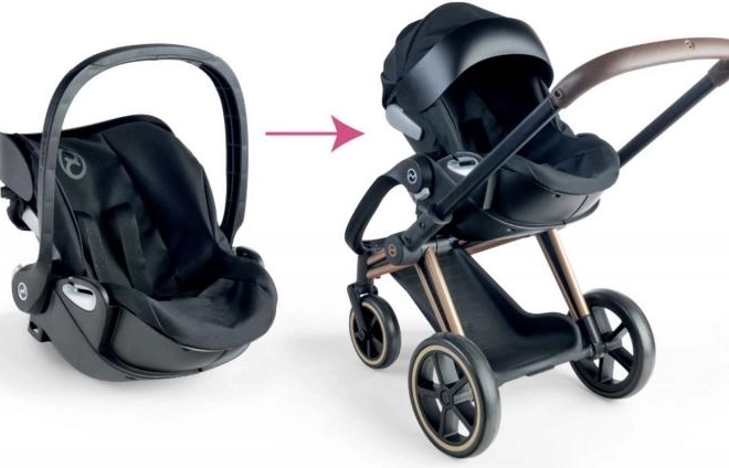 Wózek dla lalek Cybex 3 w 1 czarny