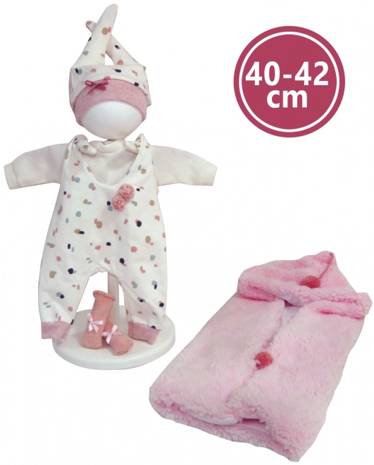 Llorens M738-86 ubranko dla lalki niemowlaka NEW BORN rozmiaru 40-42 cm