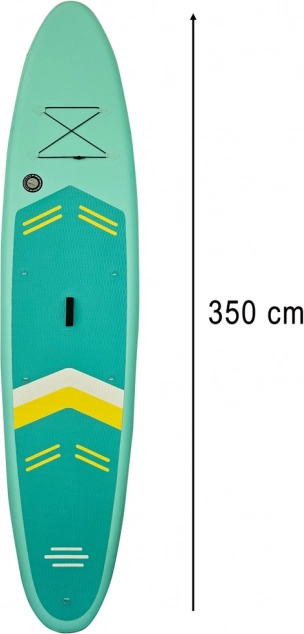 Paddleboard dmuchany 350 cm z wyposażeniem i siedzeniem