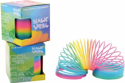 Magiczna kolorowa sprężyna średnia