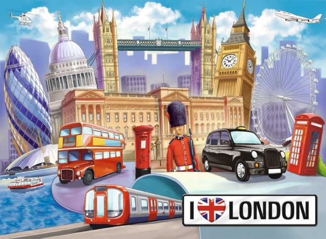 Puzzle Londyn XXL - 100 elementów