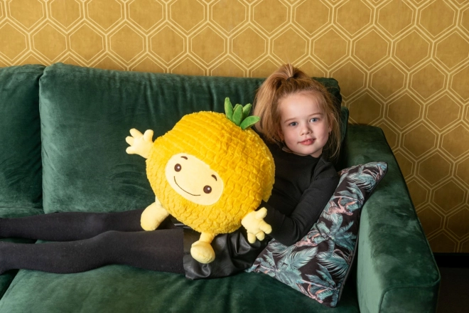 Cozy Noxxiez HW751 Ananas - ciepła pluszowa poduszka 3 w 1