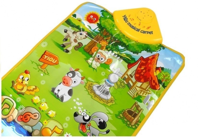 Dźwięki zwierząt, edukacyjna i muzyczna mata Animal farm