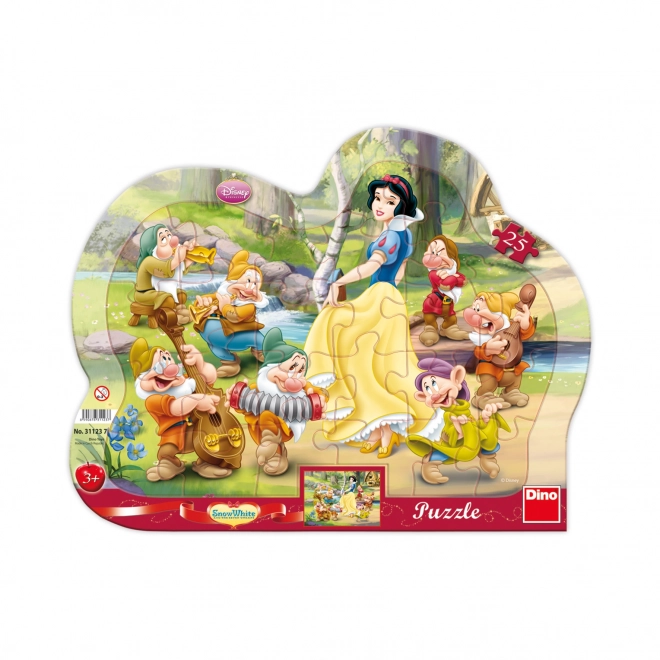 Puzzle Królewna Śnieżka i siedmiu krasnoludków 25 elementów