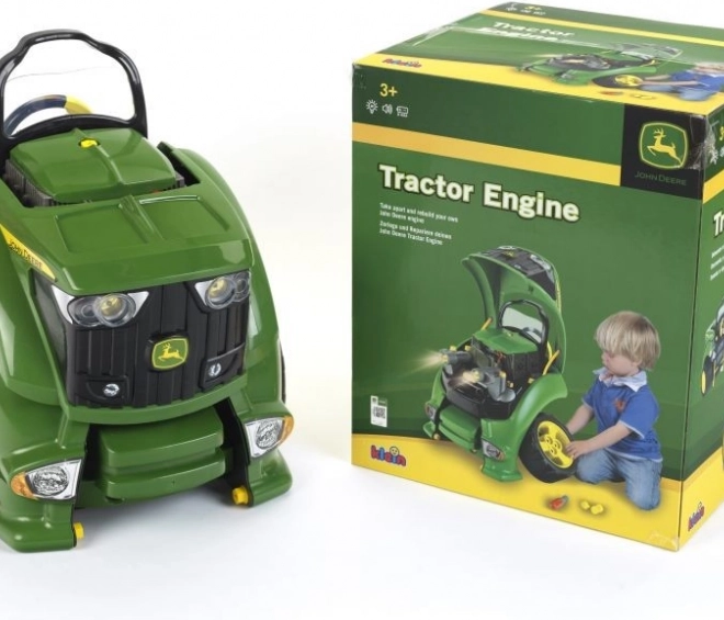 Wkręcany traktor JOHN DEERE ze światłami i dźwiękami