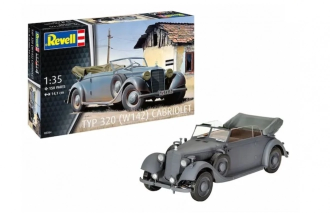 Plastikowy model Mercedes-Benz Typ 320 W142 Cabriolet 1/35