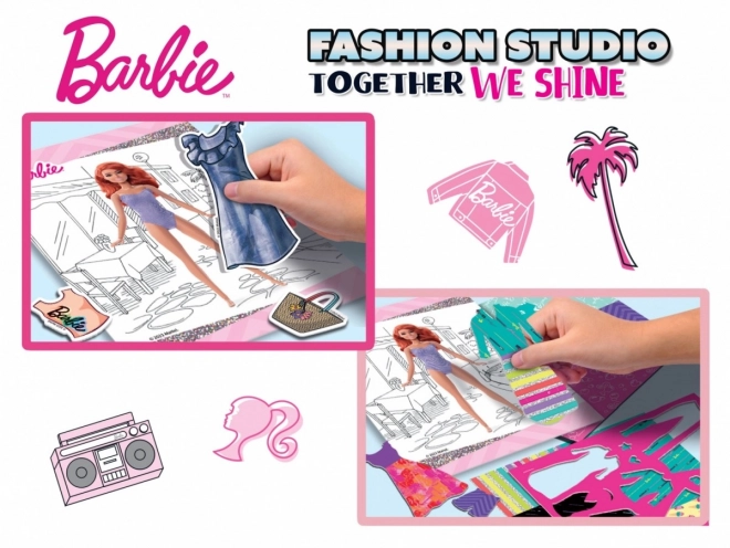 Książka z projektami na stworzenie Barbie