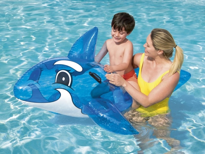 Bestway Dziecięcy dmuchany delfin do wody – Niebieska