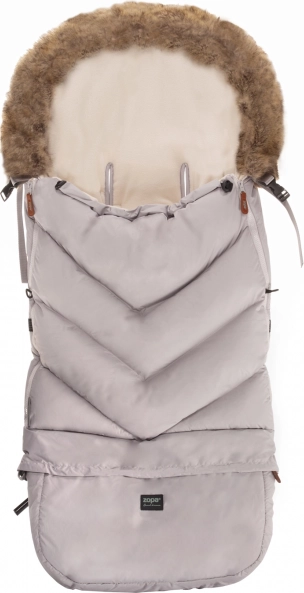 Zimowy śpiworek Fluffy Combi, Foggy Grey