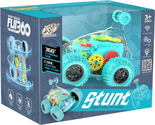 RC auto przezroczyste zielone