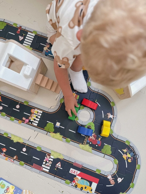 Tooky Toy Autopaska Puzzle