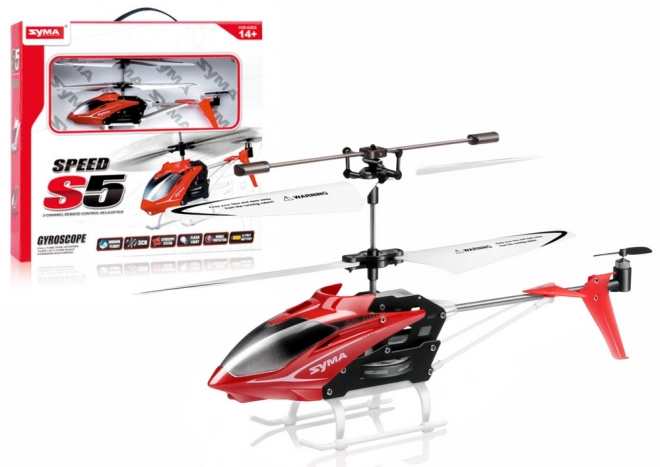 Zdalnie sterowany helikopter Syma S5 czerwony
