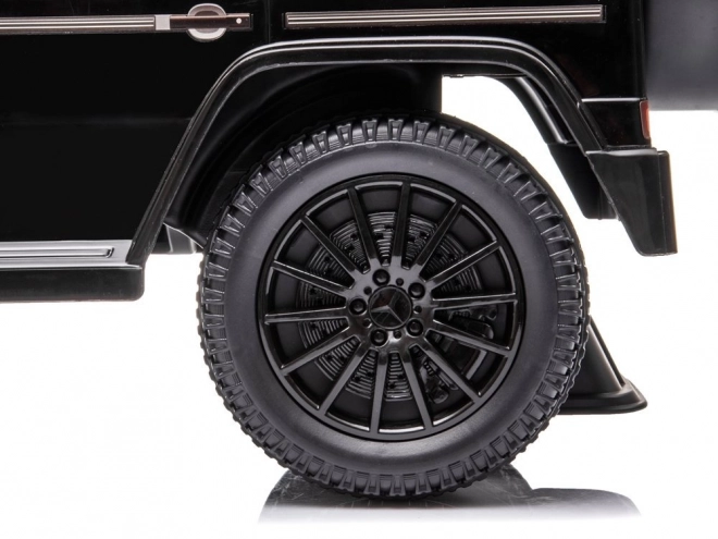 Jeżyk Mercedes G-Class czarny z klaksonem i dźwiękiem silnika