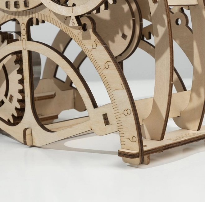 Zegar wahadłowy - 3D drewniane puzzle
