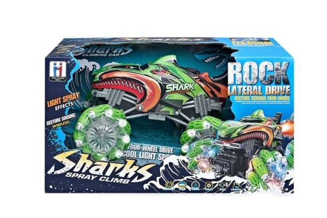 RC auto rekin zielony
