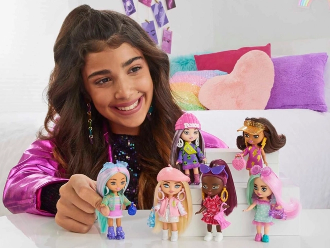 Barbie Extra Mini Minis różowa czapka bejsbolowa