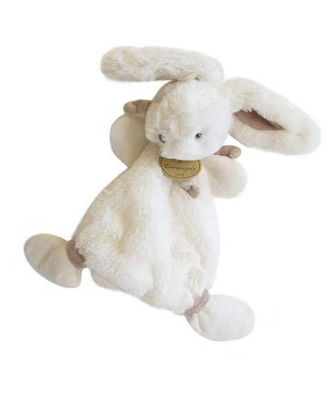 Doudou Pluszowy króliczek kremowy 26 cm