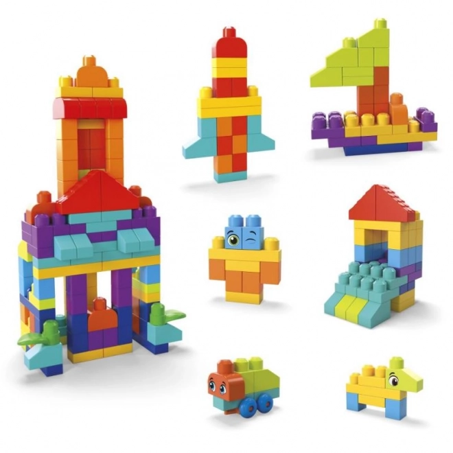 Mega Bloks Wielki worek klocków - niebieski (150 elementów)