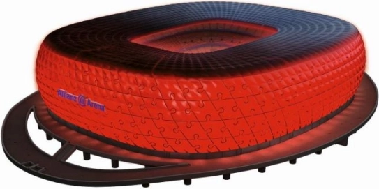 Klocki Allianz Arena edycja nocna z oświetleniem LED