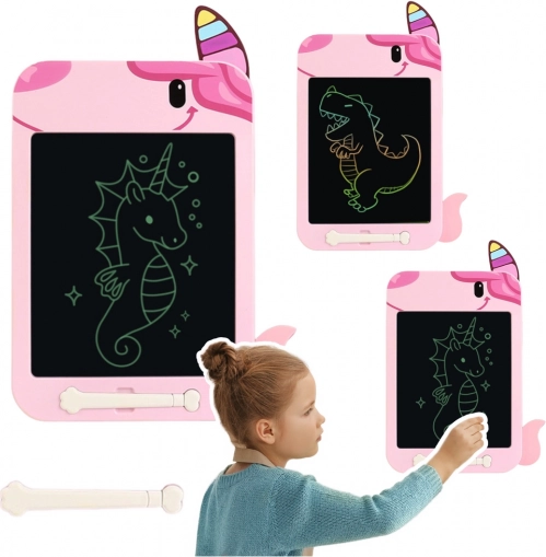 Znikopis LCD tabliczka jednorożec różowy