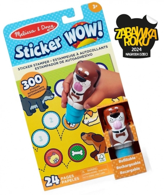 Naklejka WOW! Naklejka ze wzorem pieska