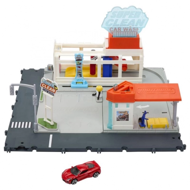Zestaw Matchbox Real Adventures Myjnia samochodowa
