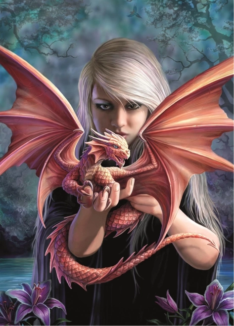 Puzzle 1000 elementów Anne Stokes: Smocza Królowa
