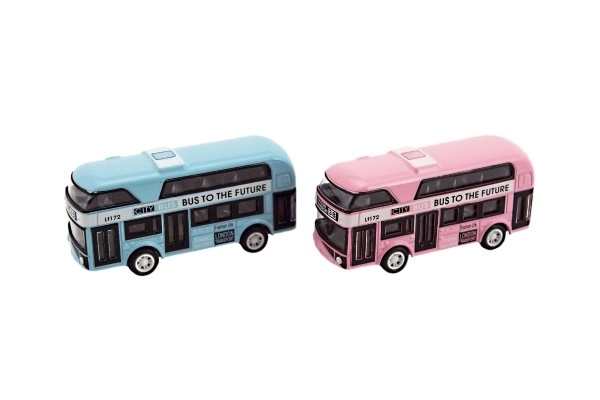 Autobus piętrowy metal/plastik na napęd zwrotny 9,5cm
