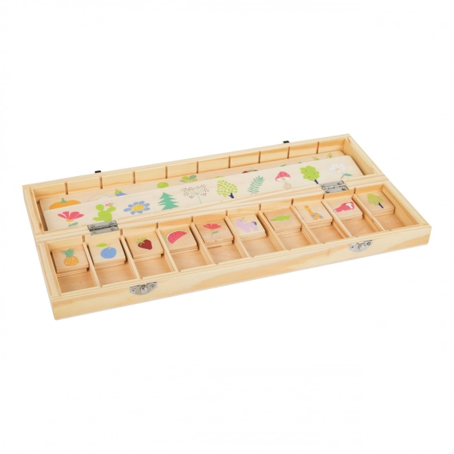 Drewniana zabawka edukacyjna do sortowania Small Foot