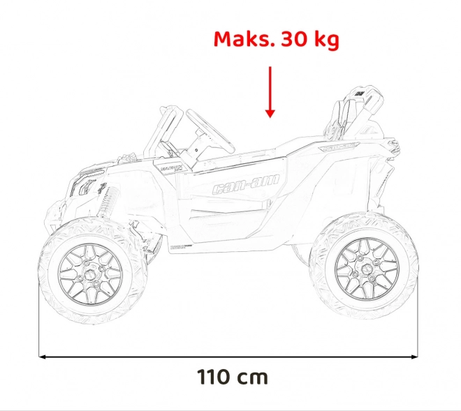 Elektryczne autko dziecięce Can-Am Maverick