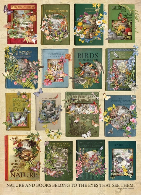 COBBLE HILL Puzzle Natura w książkach 1000 elementów