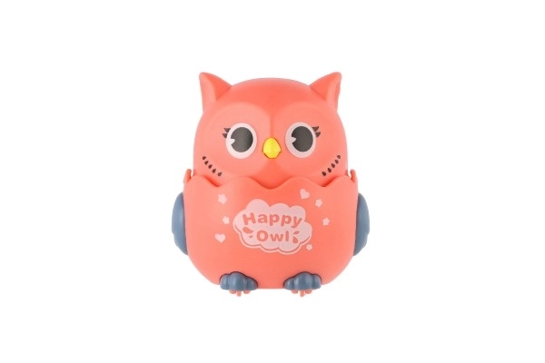 Sovy Happy Owl plastikowe 7x8 cm jeżdżące