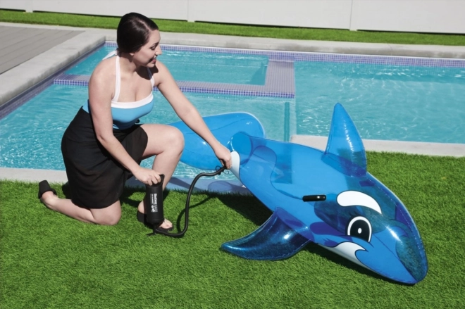 Pływający delfin z uchwytami Przezroczysty 1,57 m x 94 cm