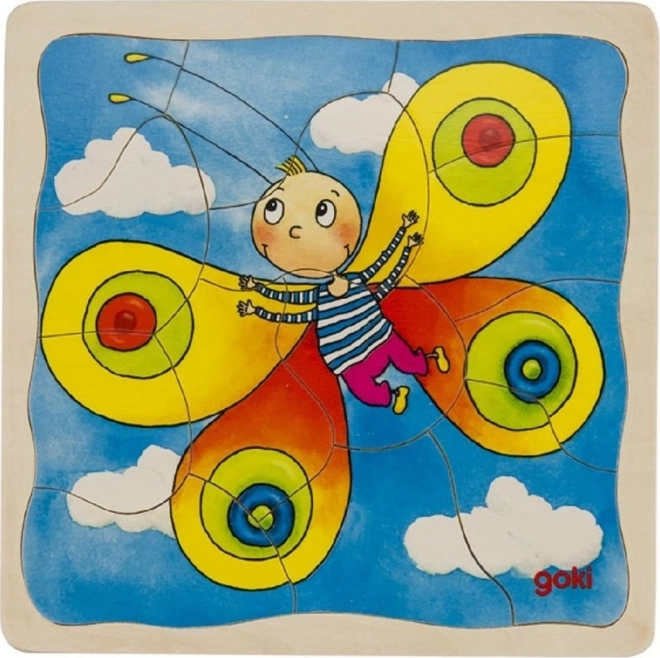 Puzzle warstwowe Gąsienica
