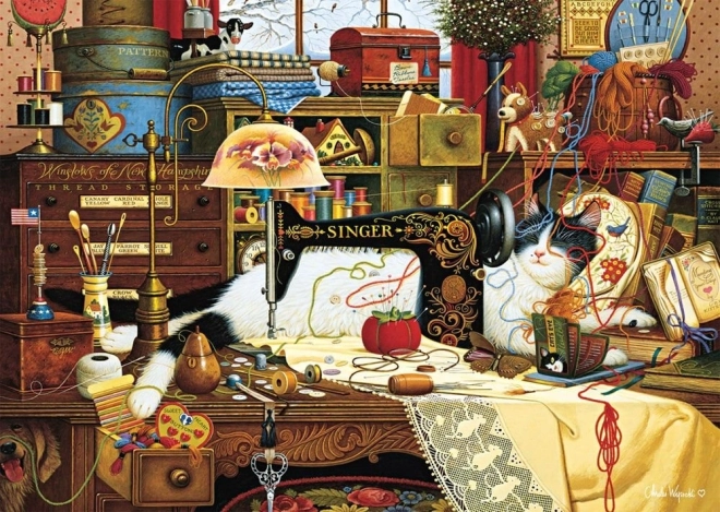 Puzzle Maggie bałaganiara 1000 elementów SCHMIDT